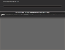 Tablet Screenshot of downtownclub.net